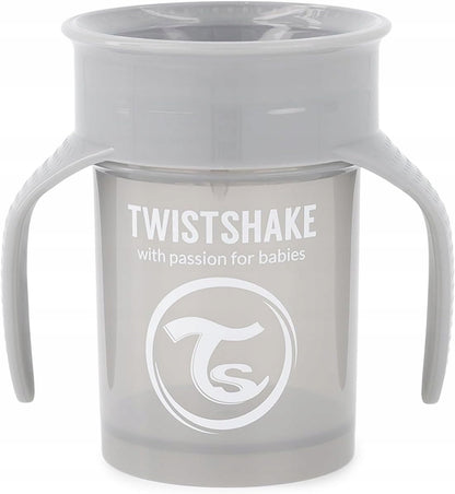 TWISTSHAKE nevytekajúci pohár 360 stupňov 230 ml 6 m+