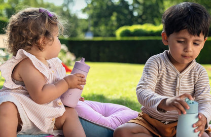 NUK Mini-Me Sip stålflaske med hård tud 300 ml 9 m+ RÆV