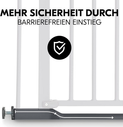 HAUCK Clear Step schodisková zábrana montovaná bez vŕtania 75-80 + 9cm