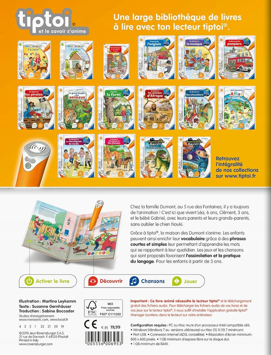 RAVENSBURGER TIPTOI kniha pre interaktívne pero FRANCÚZSKA VERZIA