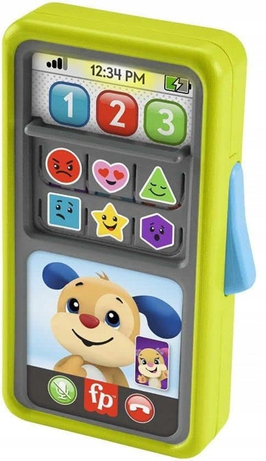 FISHER-PRICE interaktives SMARTPHONE mit 75 englischen Liedern, Sätzen und Geräuschen