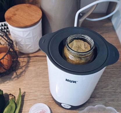 NUK Thermo Express Plus podgrzewacz do butelek do szybkiego podgrzewania słoiczków z jedzeniem dla dzieci