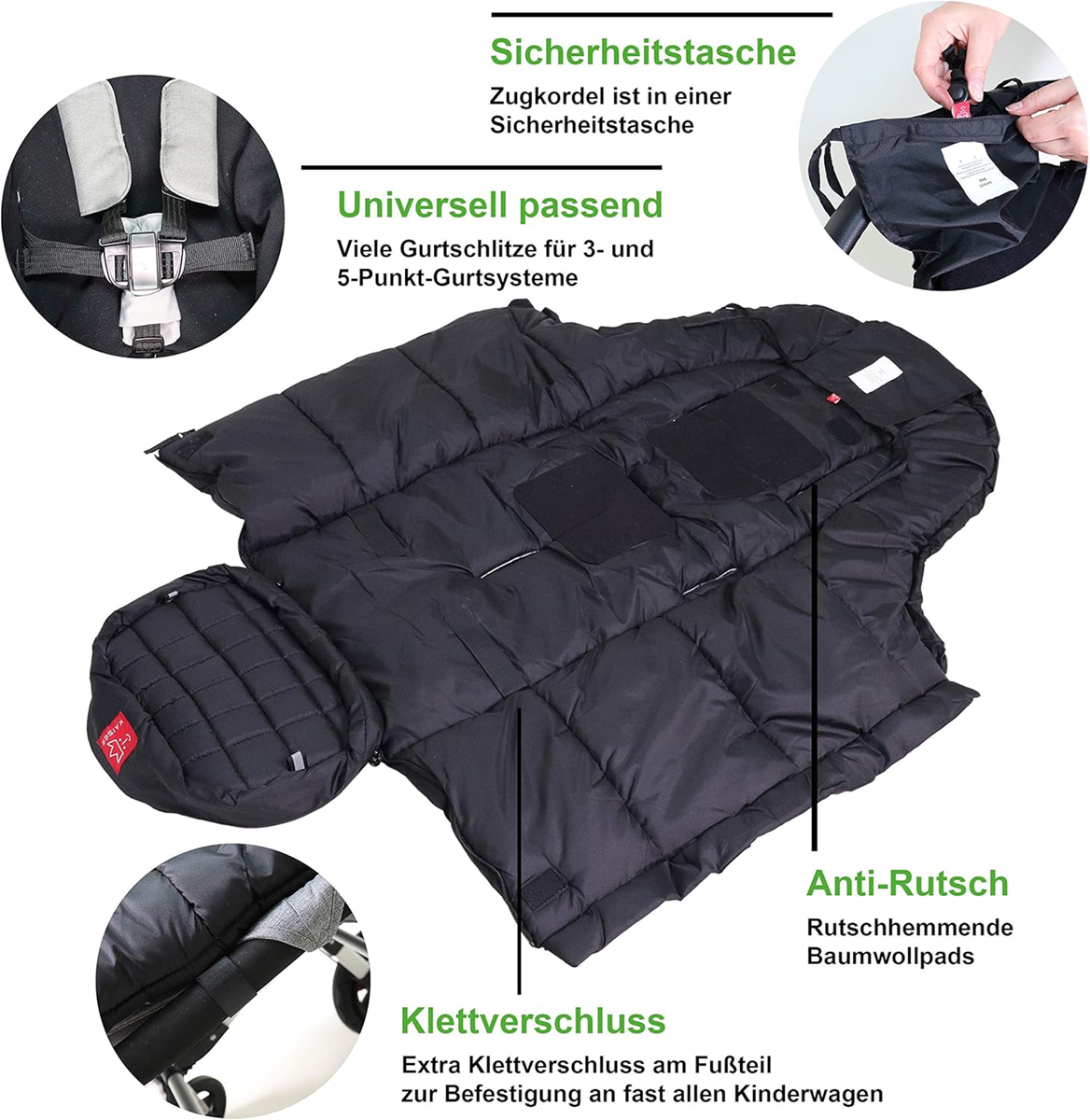 KAISER IGLU stroller footmuff 6–36 months