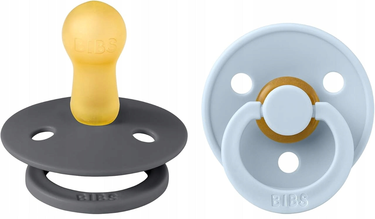BIBS COLOUR upokojujúce cumlíky 2-pack kaučukové 6 mes.+