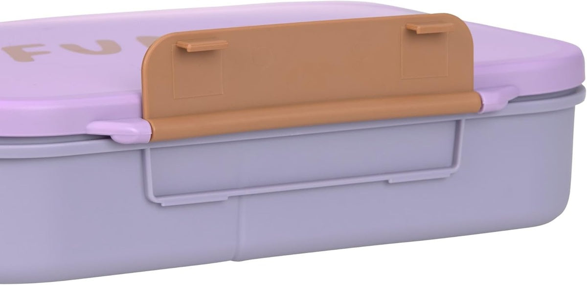 LASSIG Bento desiatový box s vyberateľnými priehradkami 17x21 cm MALÉ SRDCE