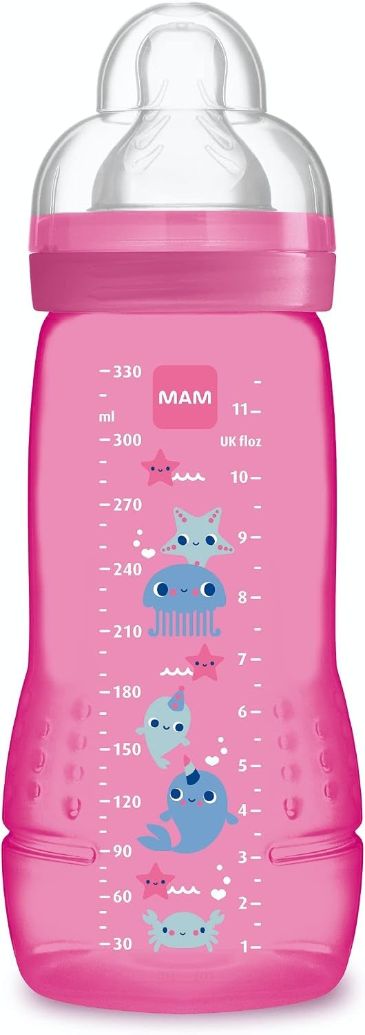 MAM Easy Active butelka 330 ml, smoczek 3, 4 m+ Morskie