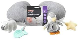 NUBY almofada de brincadeira de barriga para baixo com brinquedos