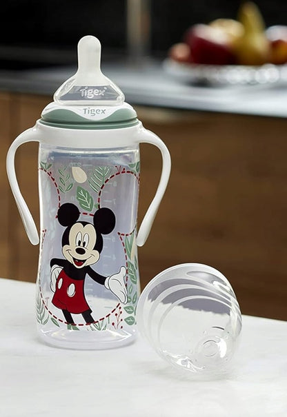 TIGEX Mickey Mouse fľaša s 3 rýchlosťami prietoku 6 m+ 300 ml