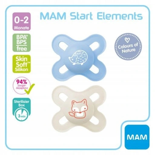 MAM START πιπίλα x2 0-2 μηνών