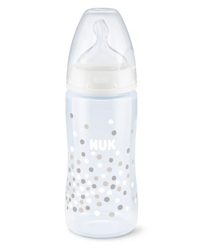 NUK First Choice+ 6-18 m FĽAŠA 300 ml s indikátorom teploty