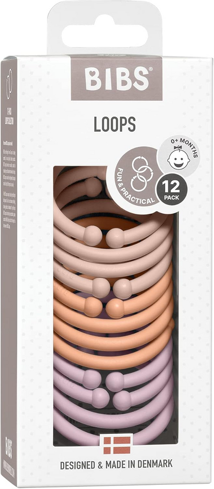 BIBS LOOPS 12x univerzálne klipy