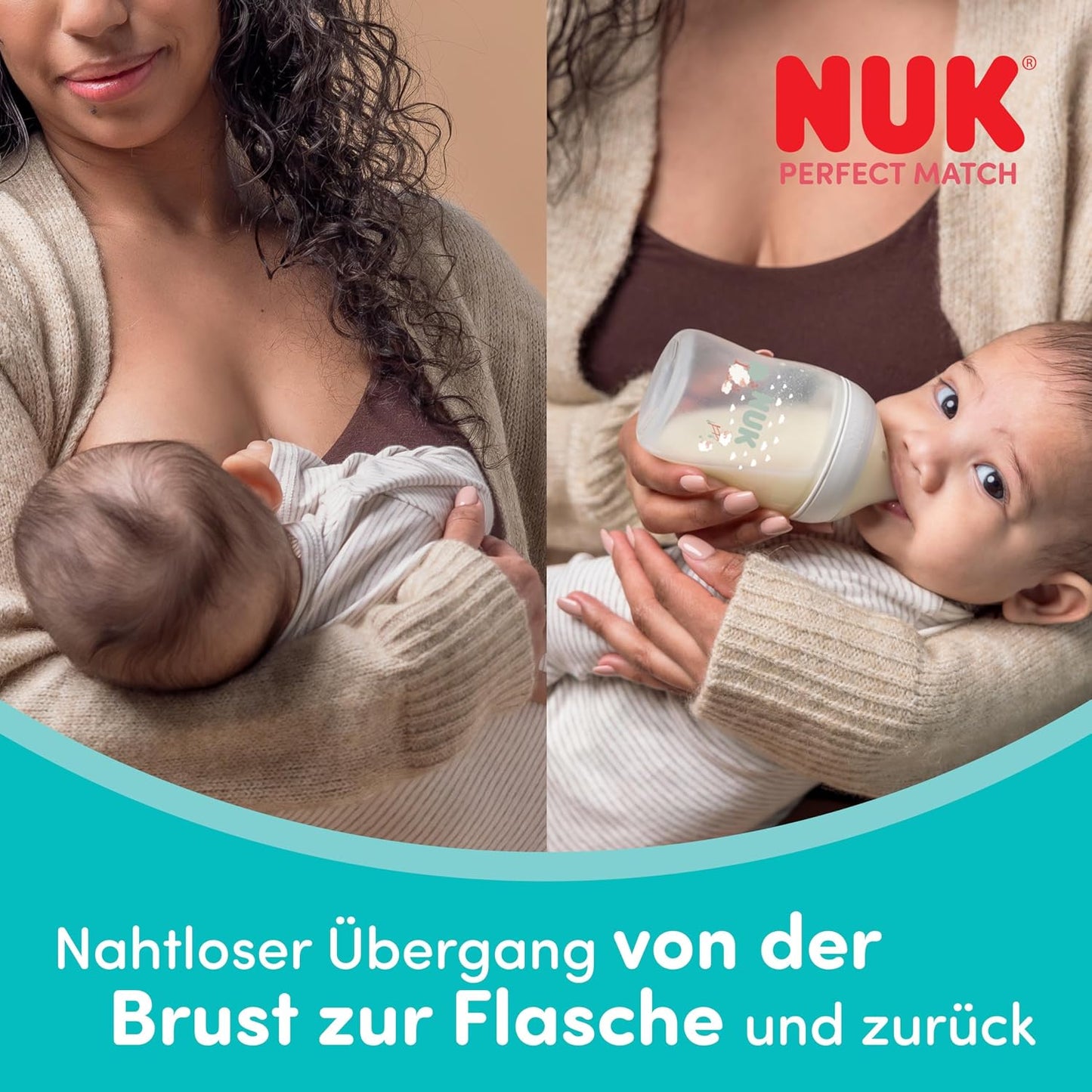 NUK Perfect Match antikolikové fľaše 260 ml 3m+ x3