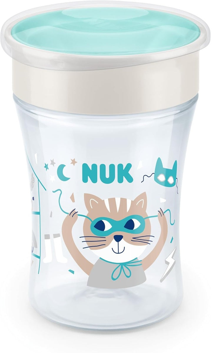NUK Magic Cup netečúci pohár s náustkom 360° 230 ml 8 m+