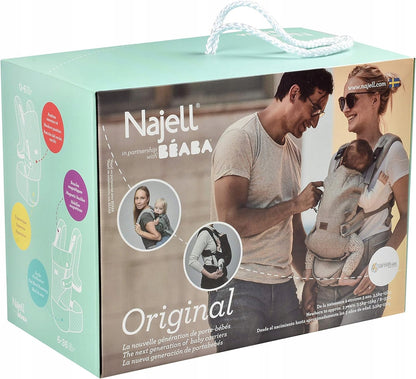 BEABA NAJELL Active Mesh ergonomický nosič s bedrovým pásom