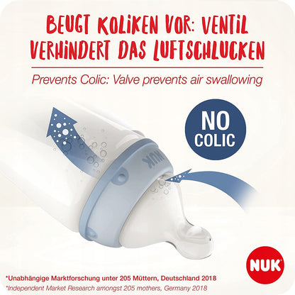 NUK NIGHT súprava fliaš 2x 300 ml KONTROLA TEPLOTY