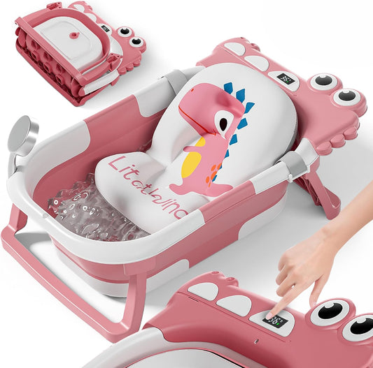 SUPERBE compact baby bathtub with insert for newborns