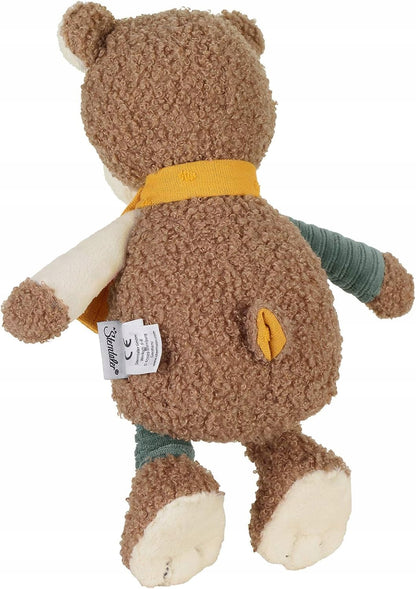 STERNTALER bawełniana przytulanka z grzechotką 23 cm MIŚ BEN – dominujący brązowy długość 23 cm – zdjęcie 3