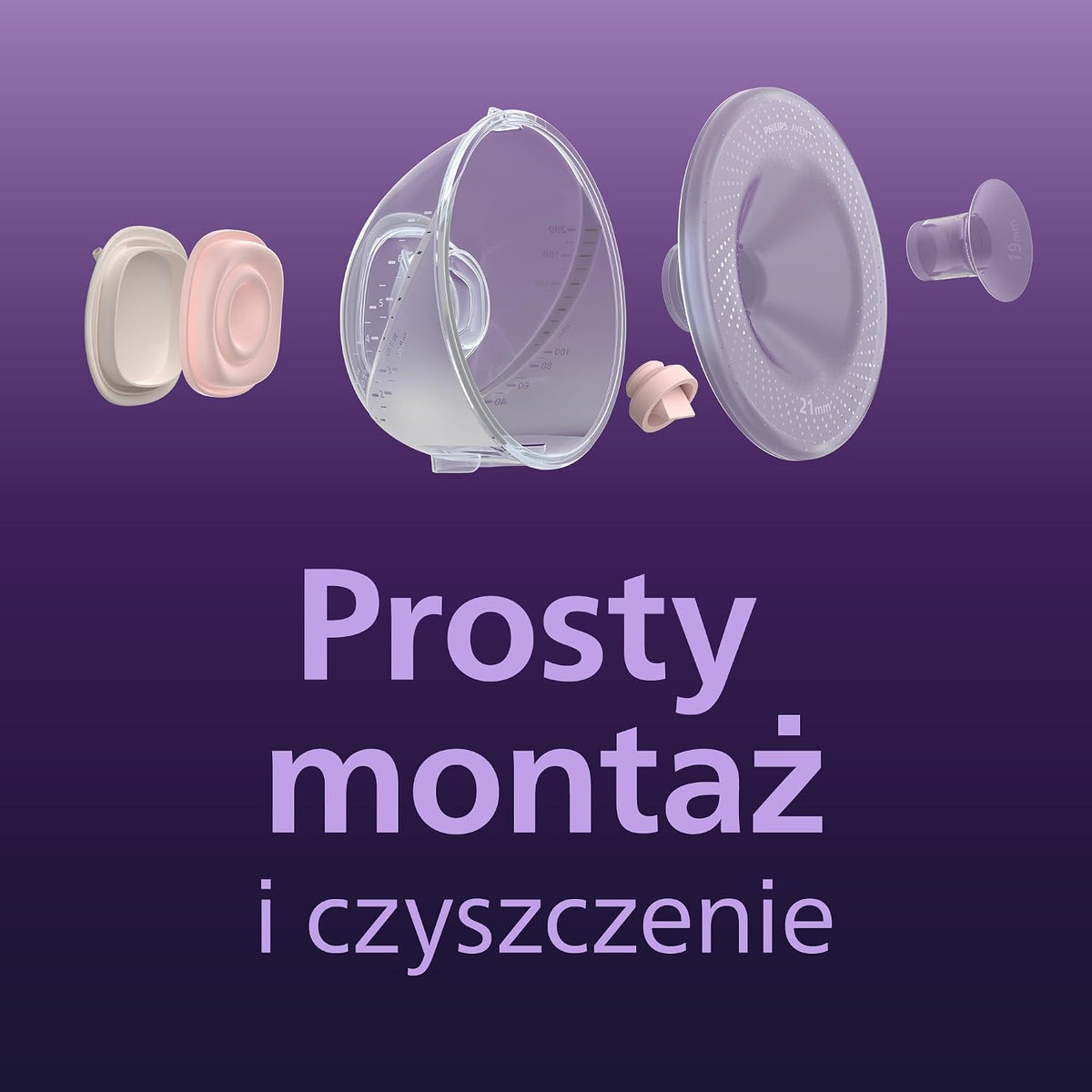 PHILIPS AVENT dvojitá odsávačka mlieka do mušlí HANDS-FREE SCD553/11