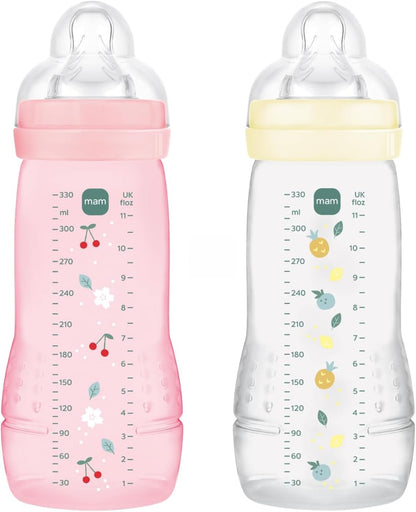 MAM Easy Active set de biberoane 2x 330 ml 6 m+ tetină 4 debit foarte rapid