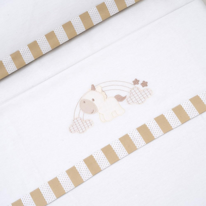 INTERBABY 3-dielna súprava posteľnej bielizne 60x120 / 40x60 / 110x155