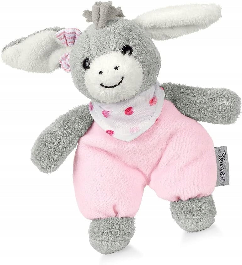 STERNTALER Oslík Emmi plyšová hračka s hrkálkou 17 cm