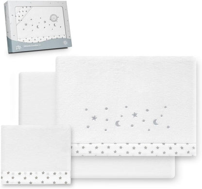 INTERBABY súprava posteľnej bielizne do postieľky 60x120 cm Coralina