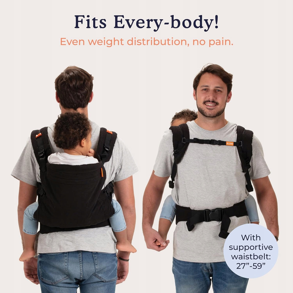BECO TODDLER nosič s prackou 9-27kg