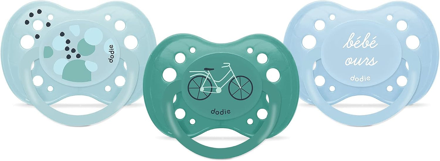 DODIE smoczek uspokajający anatomiczne 18m+ Bébé Ours x3
