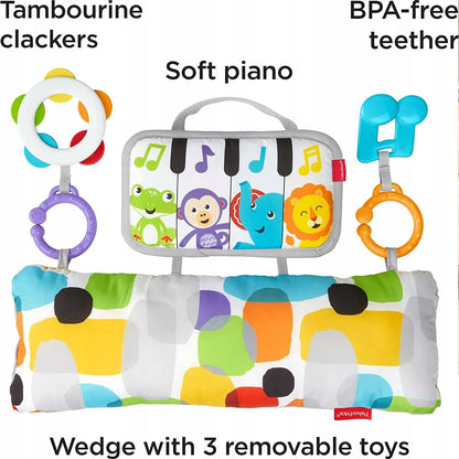 FISHER-PRICE vankúš na hranie na brušku PIANO