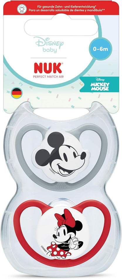 NUK Perfect Match Air suzetă de calmare 0-6m x2 DISNEY