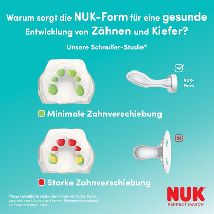 NUK Macko Pú Air silikónový cumlík 0-6m x2