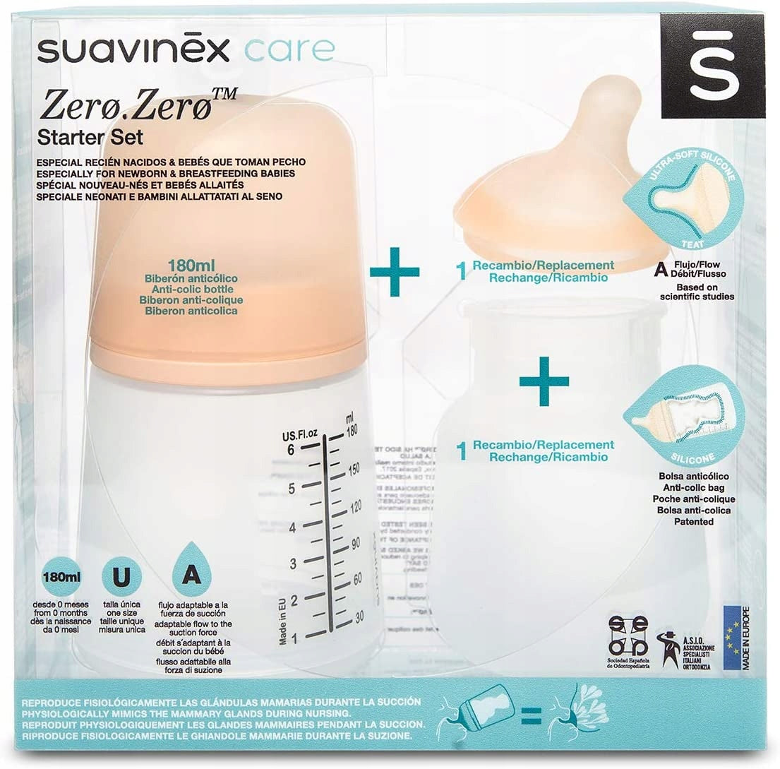 SUAVINEX štartovacia súprava ZERO ZERO 180ml