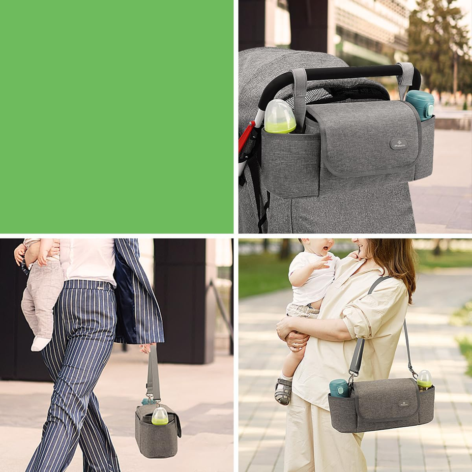 PHILORN taška na kočík a cez rameno 38 x 16 cm + prebaľovacia podložka