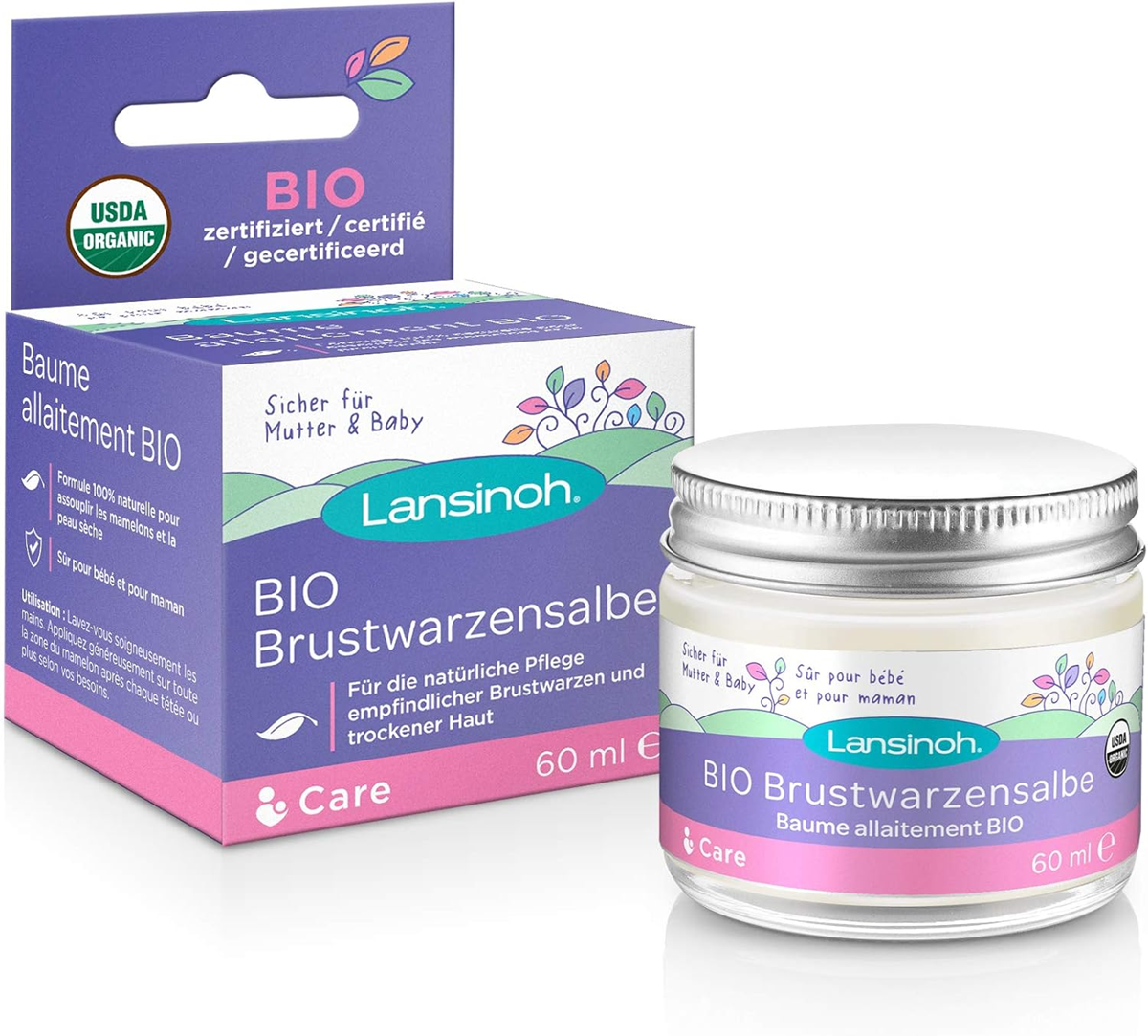 LANSINOH BIO masť na bradavky pre mamičky 60ml