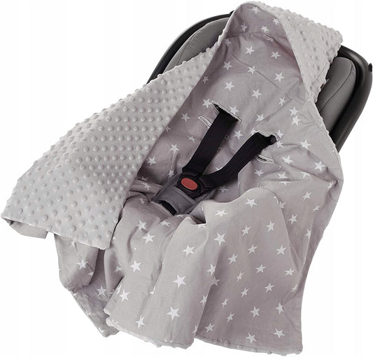 MEDIPARTNERS coperta avvolgente per seggiolino auto MINKY