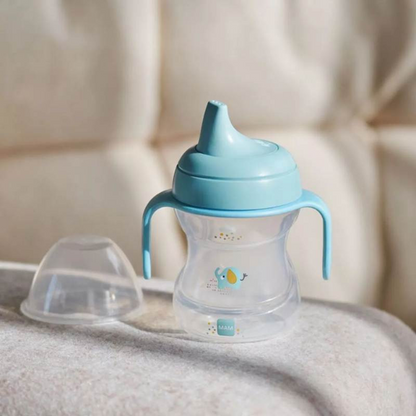 MAM Learn To Drink Cup netečúci pohár s náustkom 190 ml 6 m+