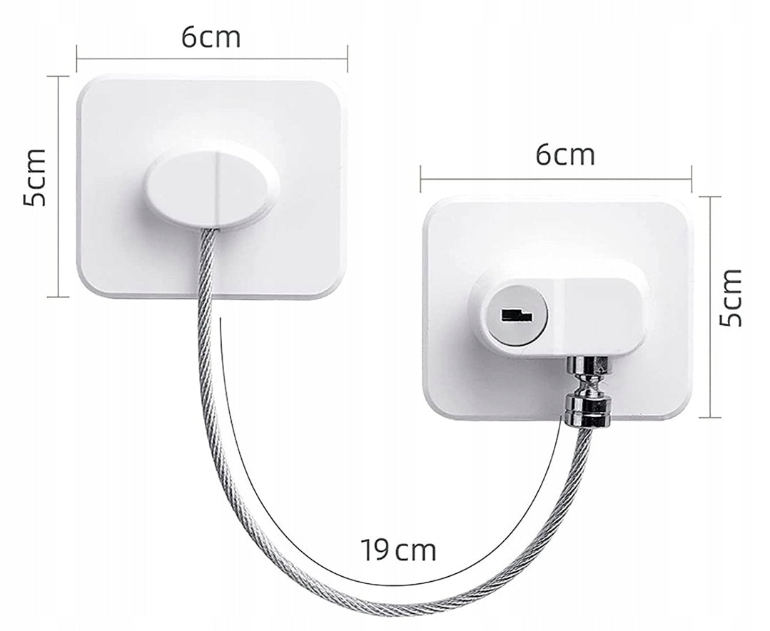 CHILD SAFETY LOCK detská poistka na skrinky a zásuvky, 1 kus