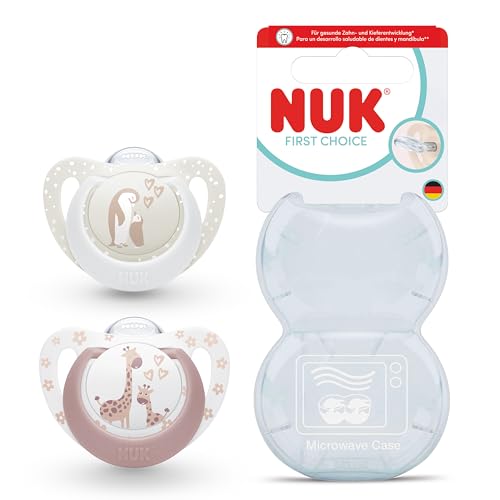 NUK First Choice smoczek uspokajający silikonowy x2 0-6m