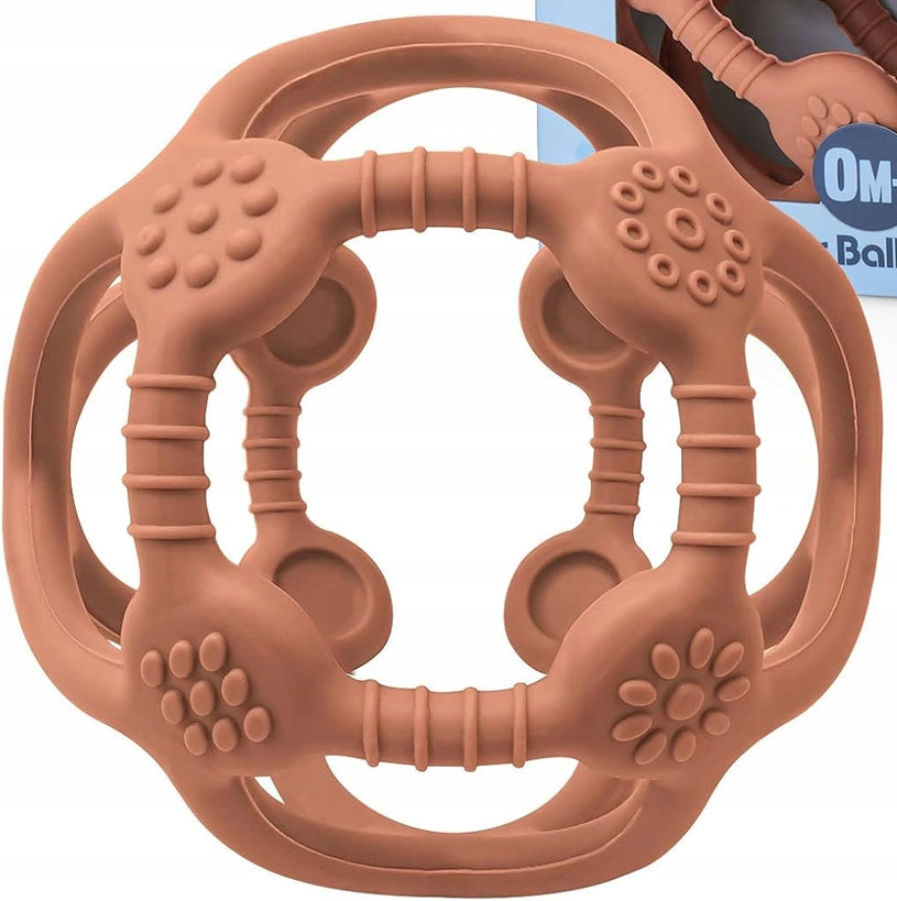 MCGMITT Teether Ball silikónové hryzátko 10 cm