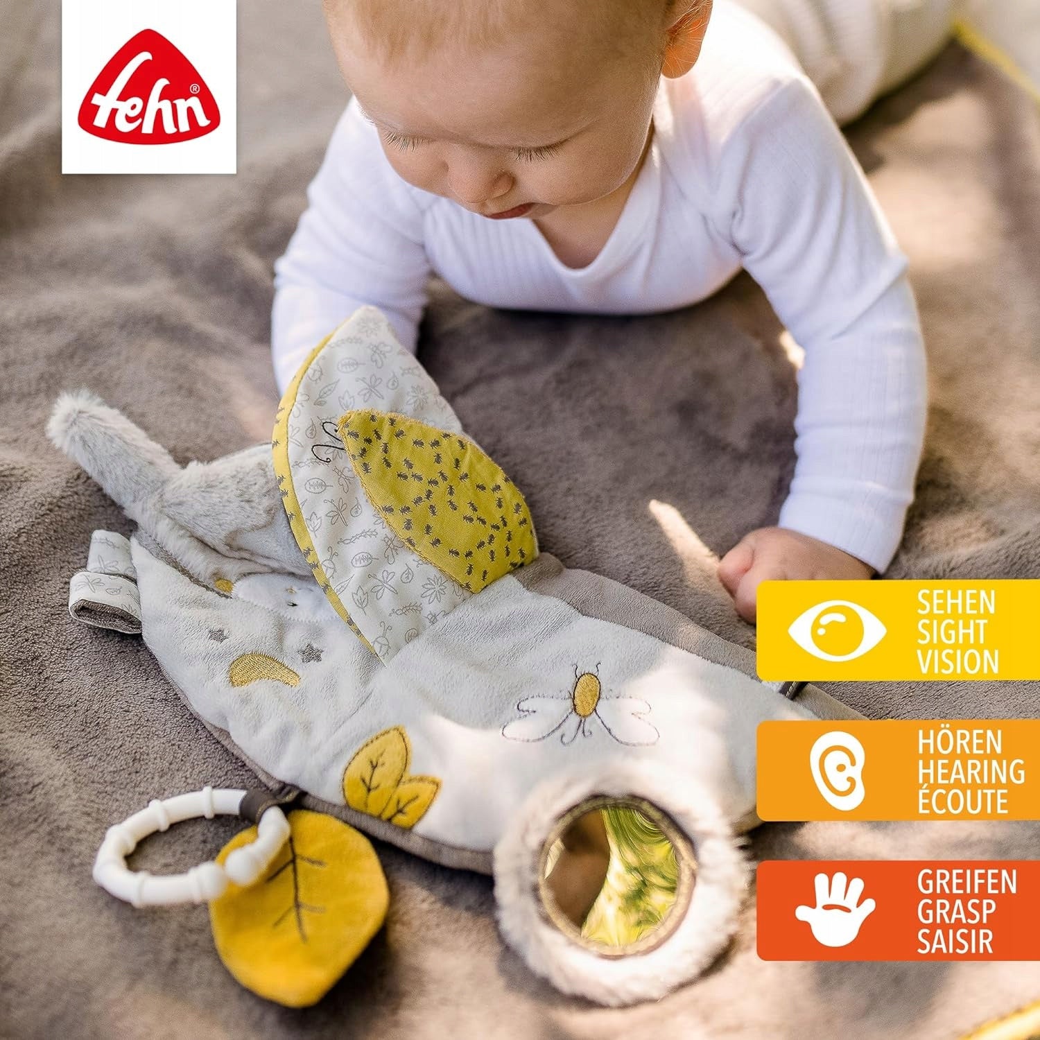 Fehn Australia książeczka sensoryczna z zawieszką - zdjęcie 4