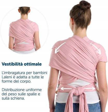 LALENI elastická šatka na nosenie detí do 15 kg