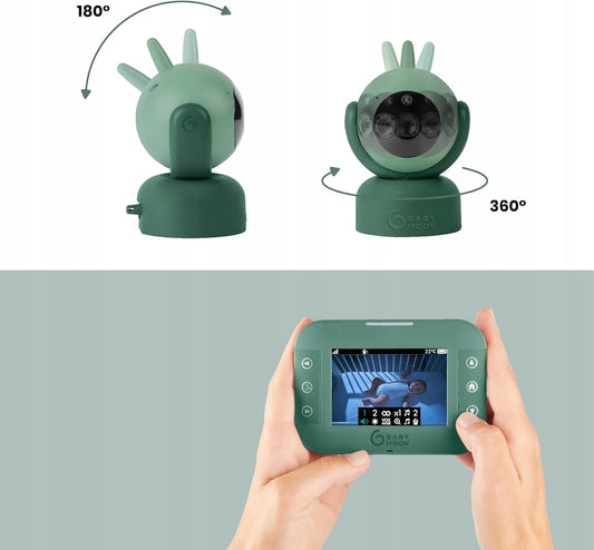 BABYMOOV Yoo Master ferngesteuertes Babyphone 3,5" – Produktfoto 2