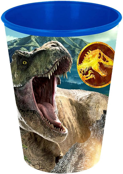 JURASSIC WORLD raňajková súprava, 2 taniere a pohár 280 ml, vek 3 r+