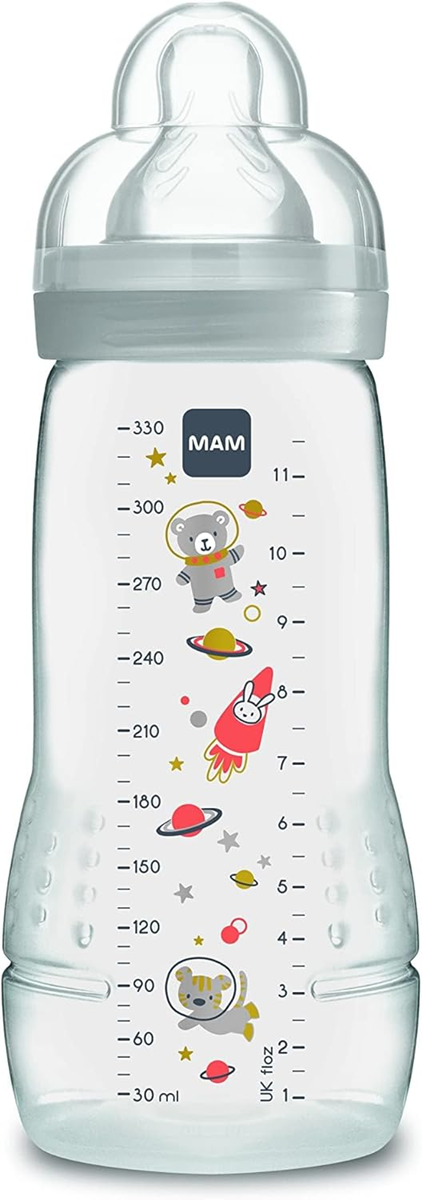 MAM Easy Active flaska 330 ml 4 m+ napp 2 medel flöde