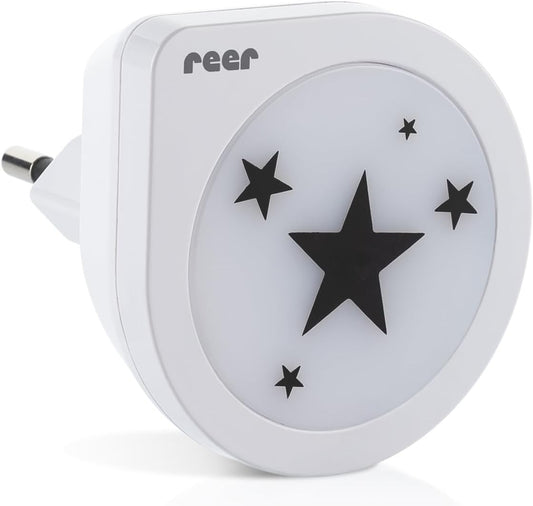 REER NightGuide Star LED nočné svetlo do zásuvky so snímačom tmy