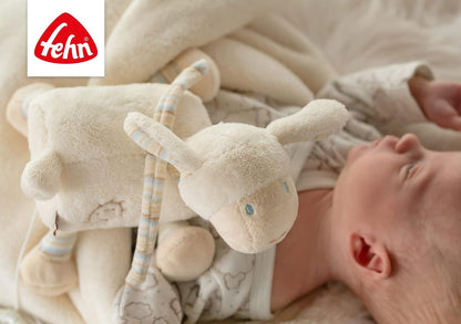 FEHN pendente de peluche com caixa de música OVELHA 17 cm canção de embalar de Brahms