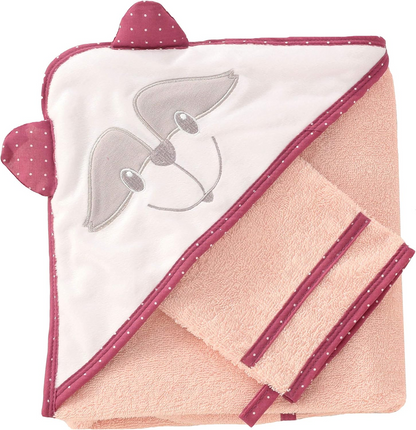 TROIS KILOS SEPT uterák s kapucňou 70x70 cm + umývacia rukavica