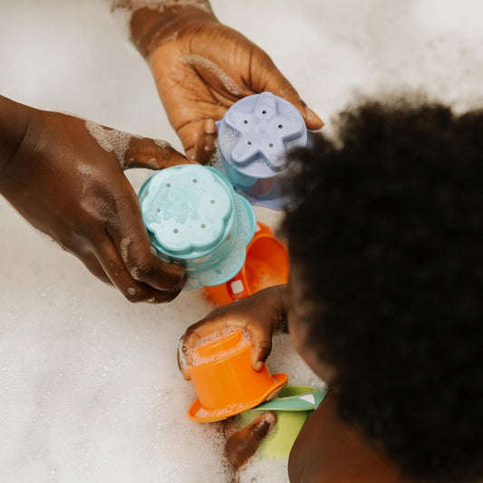 NUBY giocattoli da bagno contenitori x5