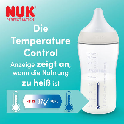 NUK Perfect Match butelki antykolkowe 150 ml x4 3m+