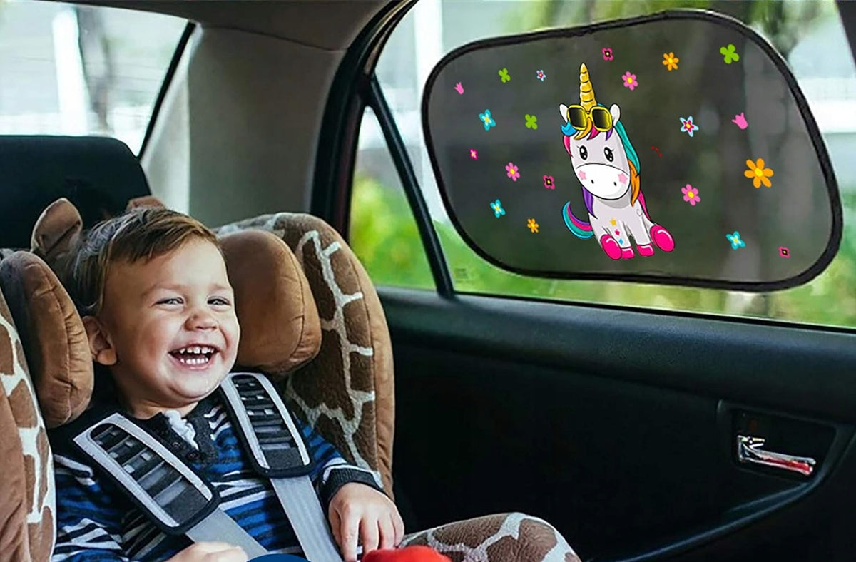 AlmaLuna slnečná clona na okno auta UV 50, 2 kusy